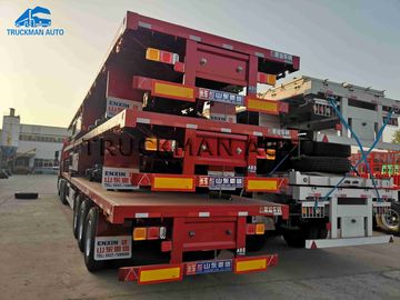 Mn-Aanhangwagen van de Staal Flatbed Container, Semi Opslagcontainers die in 60 Ton Capaciteit laden