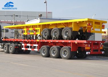 Mn-Aanhangwagen van de Staal Flatbed Container, Semi Opslagcontainers die in 60 Ton Capaciteit laden