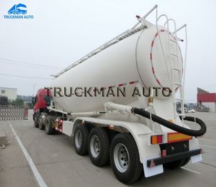 35m3 - 55m3 de Aanhangwagen van de het Cementtanker van het tanklichaam met de Weichai-Merkmotor