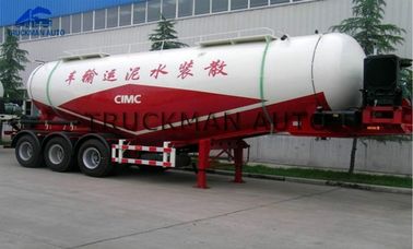 50m3 de Aanhangwagen Facultatieve Vorm van de cementtanker met 50 Ton die Capaciteit laden