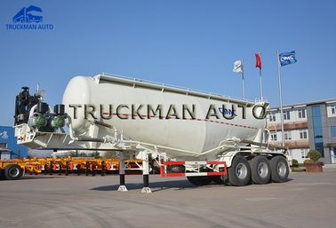 50m3 de Aanhangwagen Facultatieve Vorm van de cementtanker met 50 Ton die Capaciteit laden