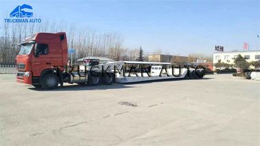 120 Ton de Lage van de Bedcontainer Aanhangwagen, Lowbed-Aanhangwagenvrachtwagen met Hydraulische Ladder