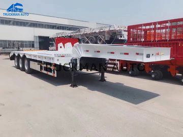 Semi Aanhangwagen van het 60 Ton de Lage Bed met 12.00r20-Band voor Vrachtvervoer Op lange afstand