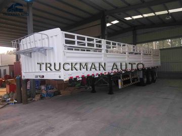T700 Assen Met grote trekspanning van de Omheinings de Semi Aanhangwagen 3*13t 60 Ton die voor Logistiek laden