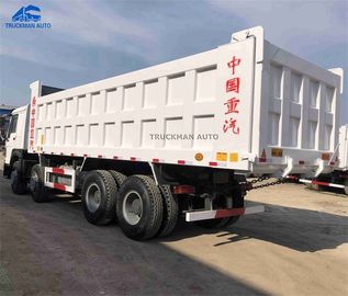 2016 de Vrachtwagen van de de Handstortplaats van Howo 8x4 Tweede met Afstand in mijlen 50000 Kms