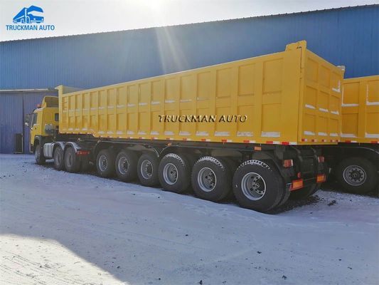 80000kg 9 de Vrachtwagen van de Assen45m3 Stortplaats voor Ghana
