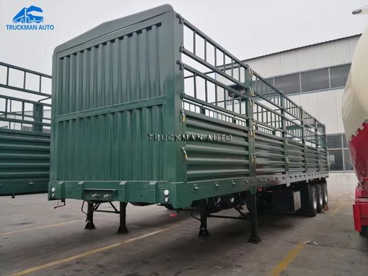 20FT het Vervoerwerk van Semi Trailer For van de Container50t Flatbed Omheining