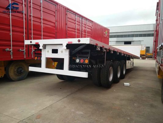 60 van Flatbed Containerton Aanhangwagen voor Bulkladingvervoer