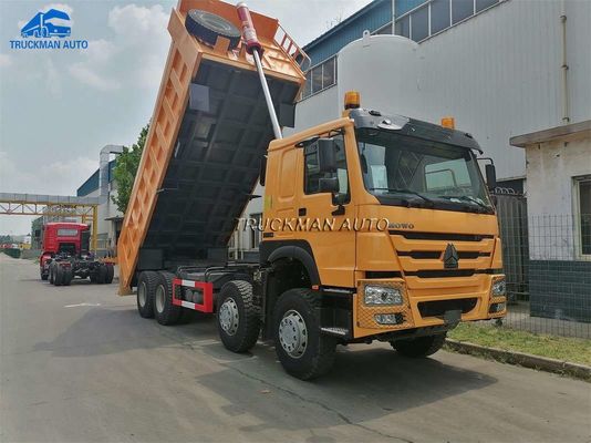 12 wiel 371HP SINOTRUK HOWO 25 Kubieke Metervrachtwagen voor Ghana