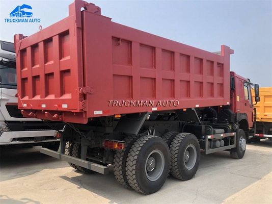 6x4 25 Ton de Chinees van de Vrachtwagen371hp Op zwaar werk berekende Stortplaats Vrachtwagenzuid-soedan
