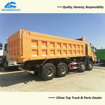 371HP 12 Speculant SINOTRUK HOWO 50 Ton van Tipper Trucks For Ghana