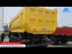371HP SINOTRUCK HOWO Heavy Duty Dump Truck With U Shape Cargo Box