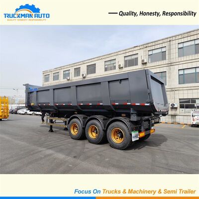 70 Ton 3 As Semi Aanhangwagen, van de de Stortplaatsaanhangwagen van de Tractoraanhangwagen het Opheffen van Hyva