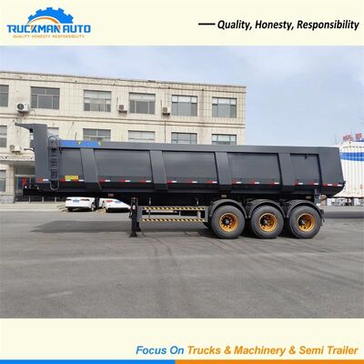 70 Ton 3 As Semi Aanhangwagen, van de de Stortplaatsaanhangwagen van de Tractoraanhangwagen het Opheffen van Hyva