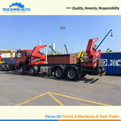 Duurzame 8X4 400 pk SINOTRUK HOWO Container Side Loader Truck voor Guyana