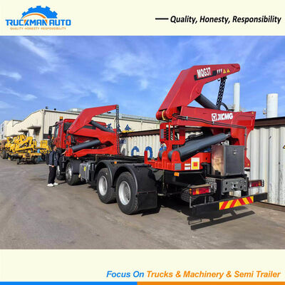 Duurzame 8X4 400 pk SINOTRUK HOWO Container Side Loader Truck voor Guyana