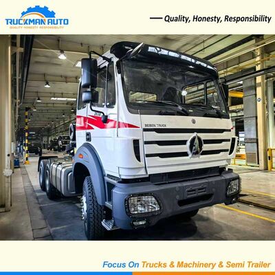 Gloednieuwe BEIBEN 2638 6X4 380PK Trekker voor Kameroen