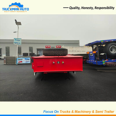 Factory Price 3 Axle 50 Tons Lowbed Trailer For Machinery Transportation