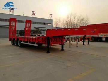 Customizec 70 Ton de Lage van de Bedcontainer Aanhangwagen die voor Vervoergraafwerktuig wordt gebruikt