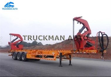 Het hoge Efficiënte Zij de Vrachtwagen Gemakkelijke Lading van de Ladercontainer Leegmaken met 37 Ton Kraan