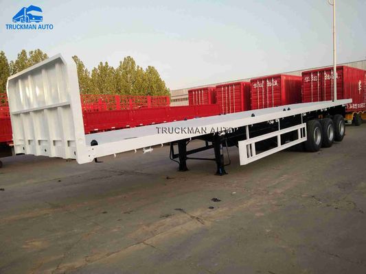 60 van Flatbed Containerton Aanhangwagen voor Bulkladingvervoer